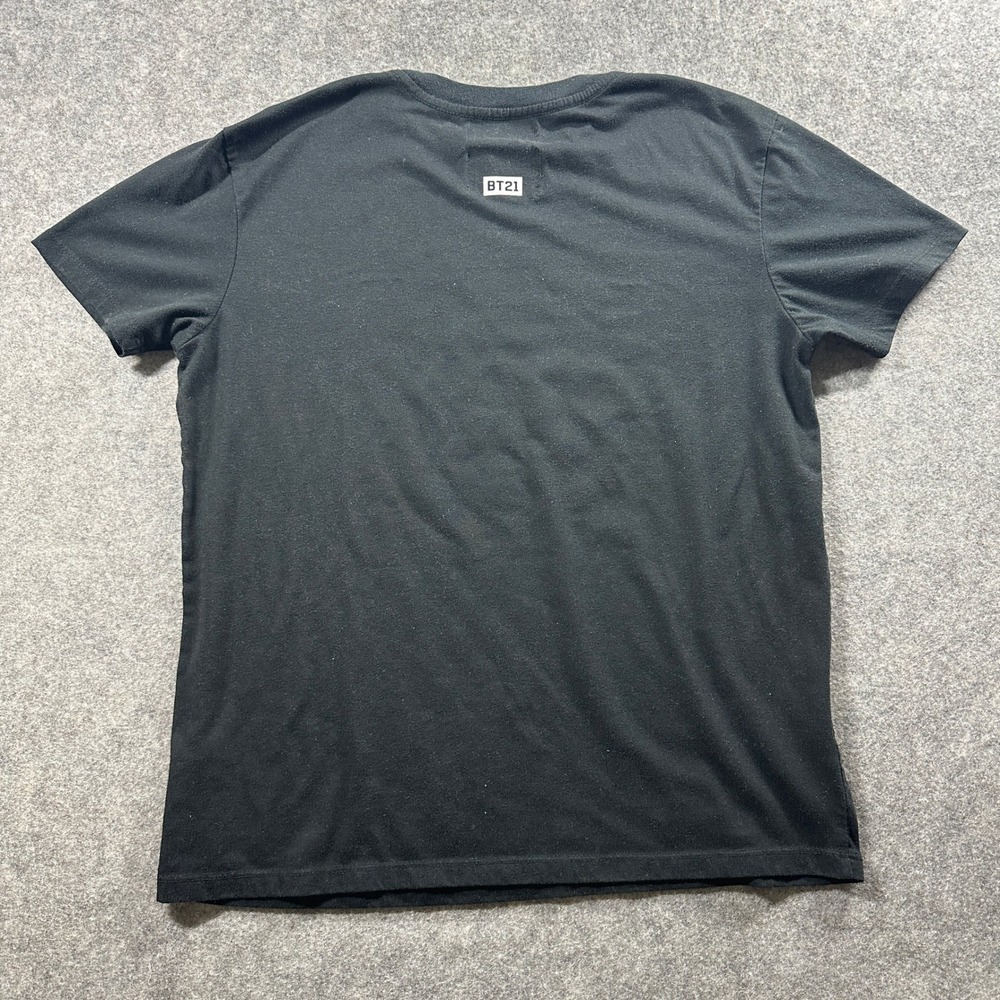 Penshoppe BT21 Graphic T-Shirt Mens Small Black Cooky Relaxed Fit BTS K-Pop - Picture 3 of 7